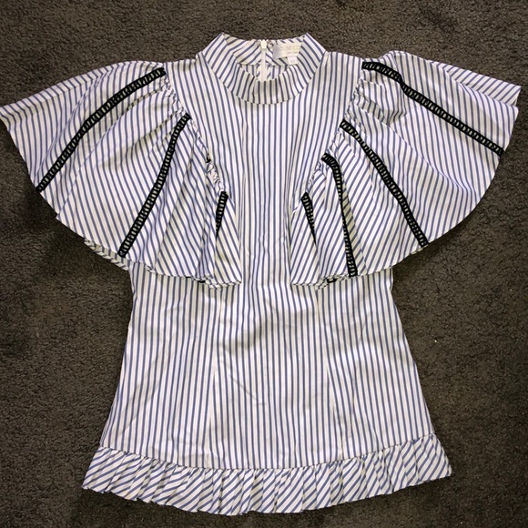 Caroline Constas Frankie Stripped Blouse XS - Picture 7 of 14